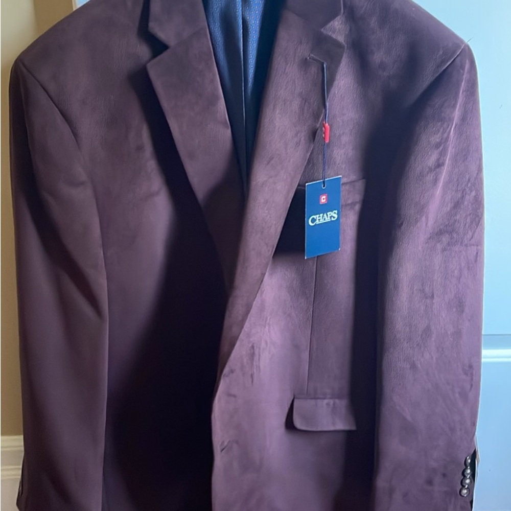 Chaps Men's Burgundy Blazer